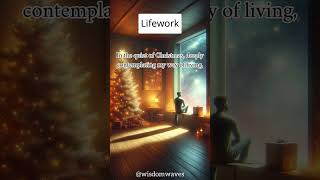 Living Intentionally: Quiet Christmas Contemplations shorts merrychristmas fatherlywisdom