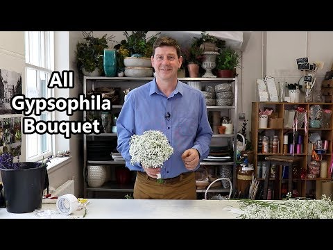 How To Make Gypsophila Bride Or Bridesmaid Bouquet