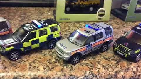 GLR light fitted OO gauge Police Vehicles