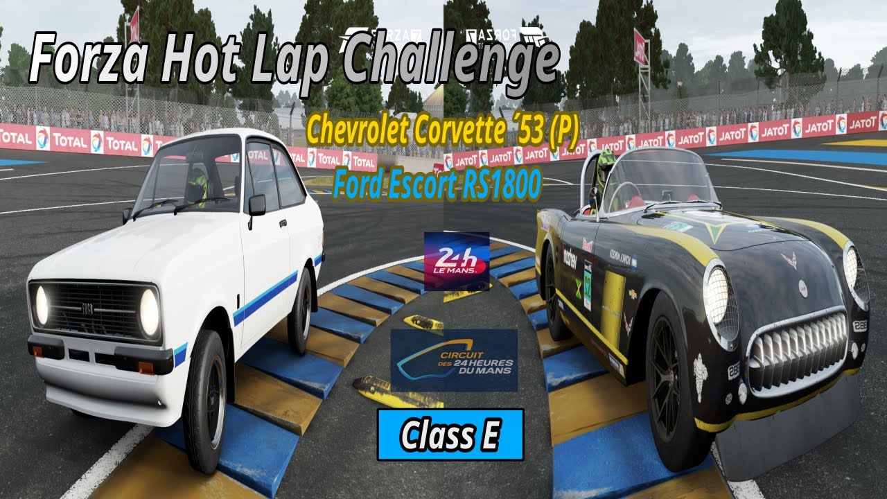 Ford Escort RS1800 vs Chevrolet Corvette ´53 (P) Le Mans HLC !!