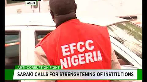 Anti-Corruption war: Saraki calls for strengthening of institutions
