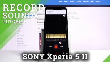 How to Record Sounds on SONY Xperia 5 II – Enable Voice Recorder