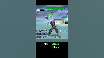 Dragon ball Shin Budokai 2: Trunks - All transformations and power levels