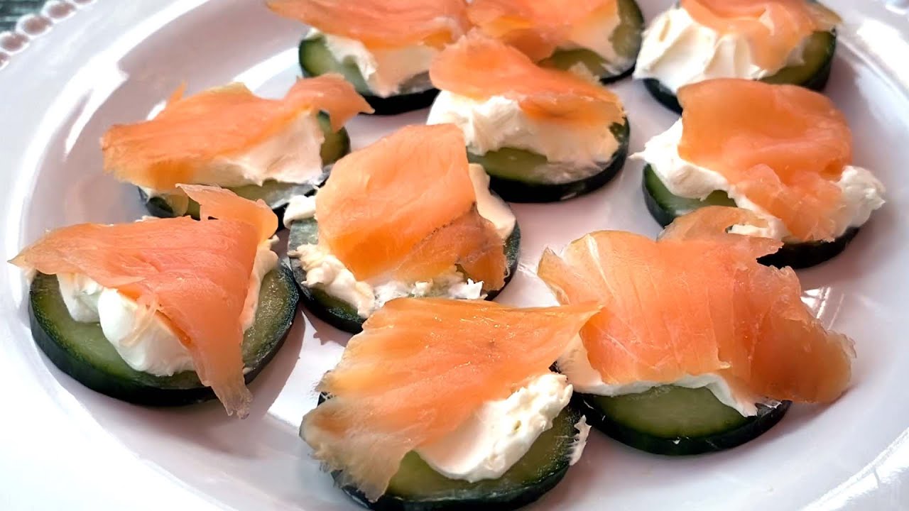 Smoked Salmon Cream Cheese Cucumber Appetizer – Melanie Cooks