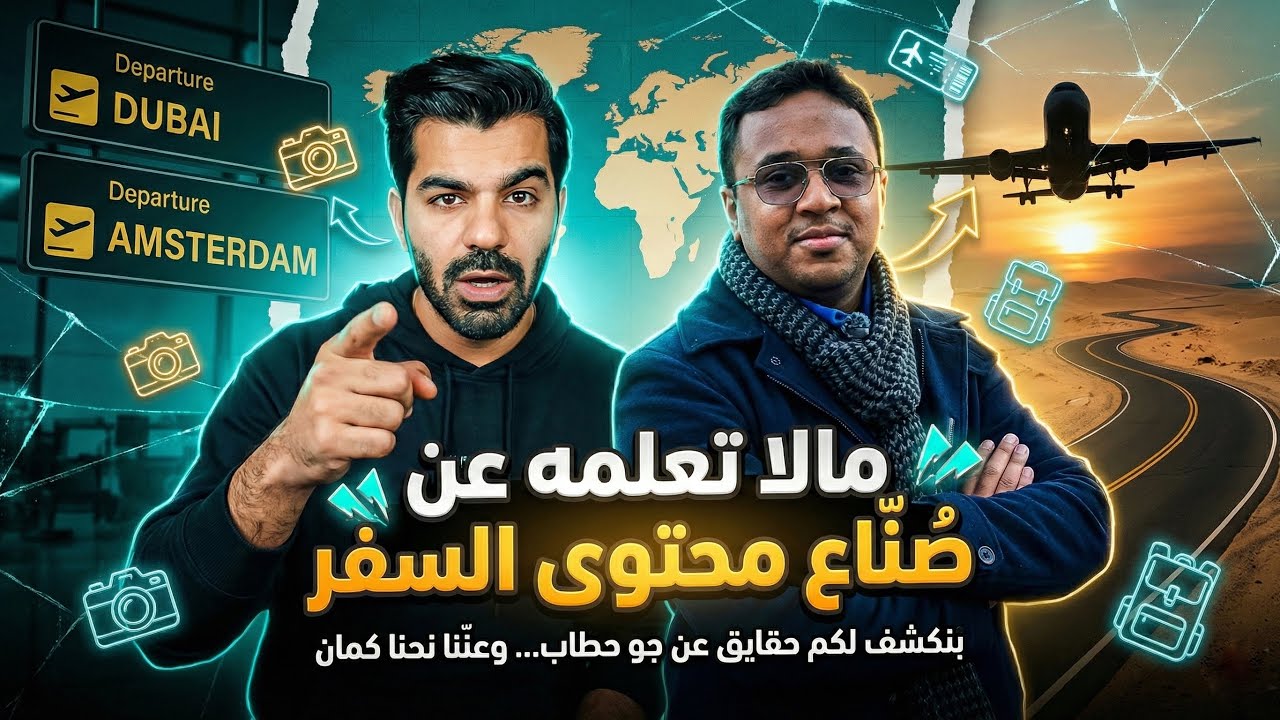 ما لا تعرفه عن صُنّاع محتوى السفر مثل جو حطاب… الحقيقة الكاملة