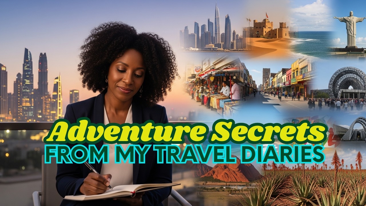 A traveler reflecting on their journey, surrounded by the breathtaking scenery of Alluradelray