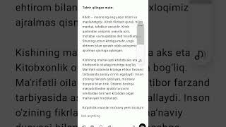 Ona tili 7sinf 8bsb