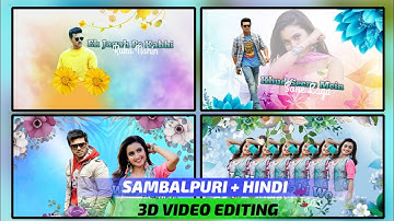 Sambalpuri + Hindi 3d Video Editing Alight Motion New Lyrical Video Editing