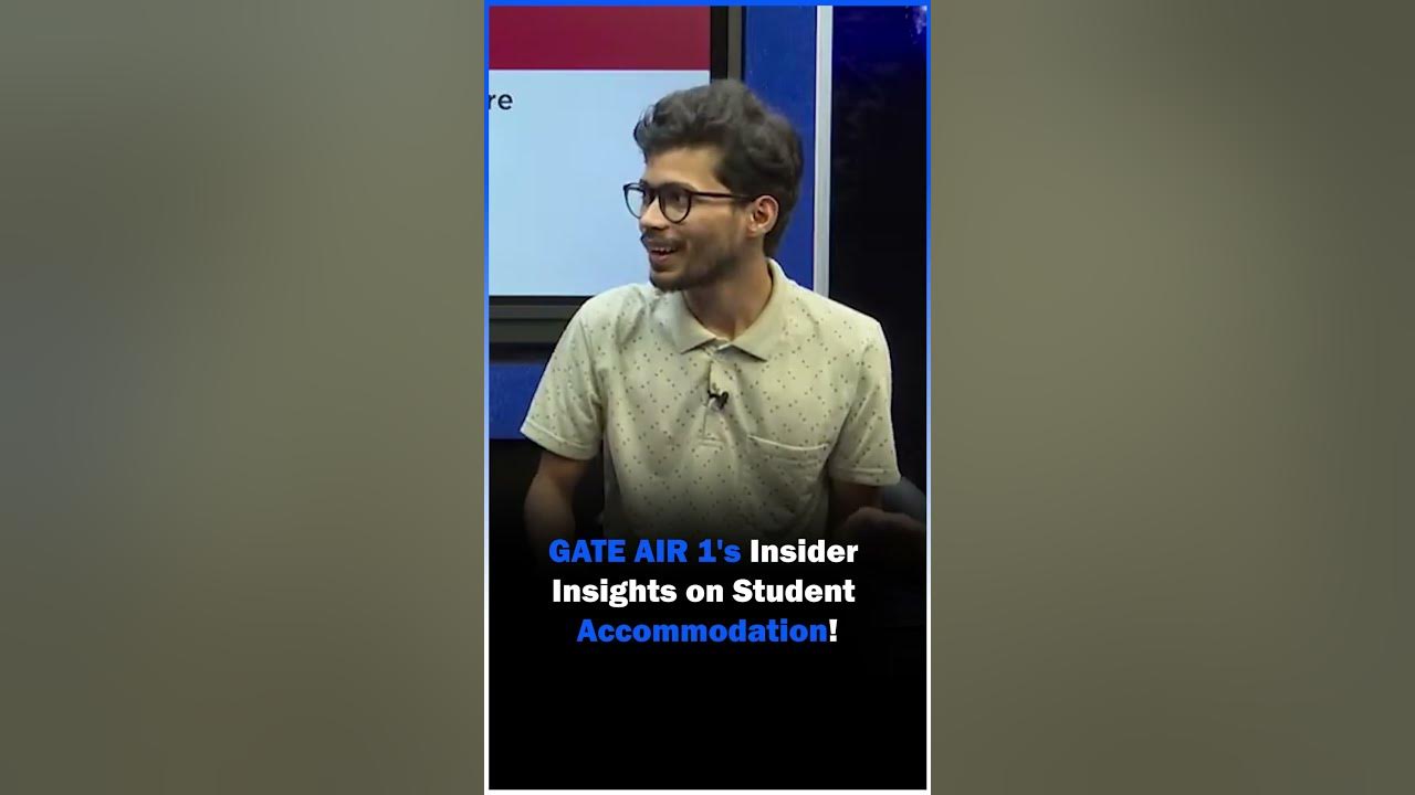GATE AIR 1's Insider Insights on Student YouTube