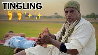 ASMR FEET & FEET CARE MASSAGE MALE FOR TINGLES & PAIN RELIEF | FOOT REFLEXOLOGY ASMR | FEET MASSAGE