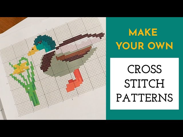 How To Make A Cross Stitch Pattern - EASY, Simple Process! - YouTube how-to-make-a-cross-stitch-pattern-easy-simple-process-youtube