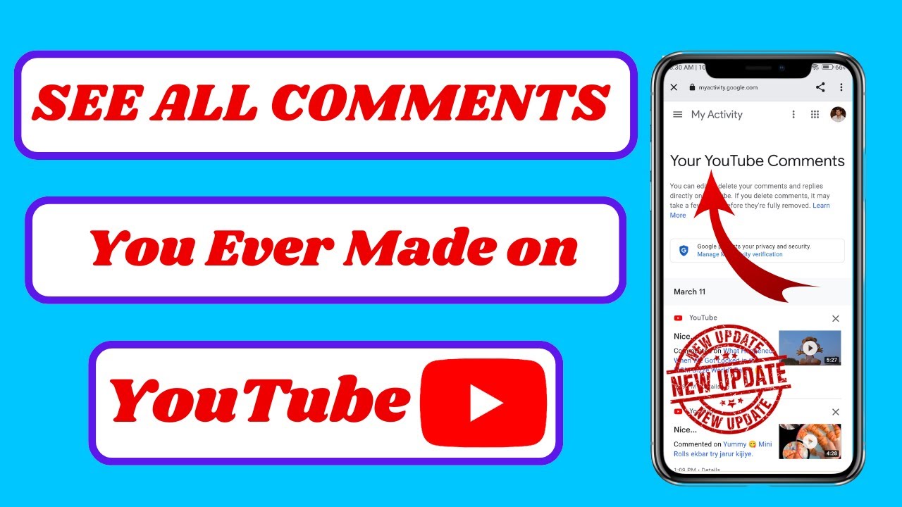 How to See All Comments You’ve Ever Made on YouTube iPhone | Easy Guide ...