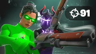 91 éliminations en duo de rechargement contre escouades...