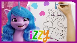 My Little Pony in Hindi ?Izzy नया चरित्र | रंग पृष्ठ | पीढ़ी 5