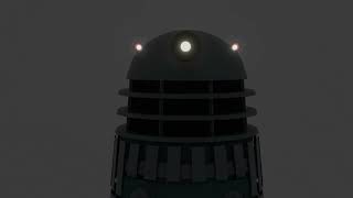 Dalek Mk 3 - Lights and Audio Test (Blender)