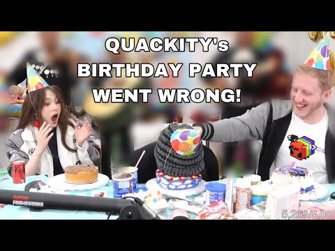 QUACKITY’s BIRTHDAY PARTY WENT WRONG (😱funny clip)