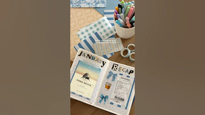 this is your sign to start a junk journal in 2025💌✂️ #junkjournal #journaling #crafty