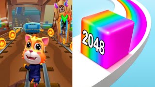 Cat Runner VS Jelly Run 2048 - All Level Speed Run Gameplay Ep9 screenshot 4