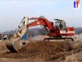 **GIANT** O&K RH30-D Digging Concrete / Abbruch Siemens Kirchhheim u.T., Germany, 04.03.2004.