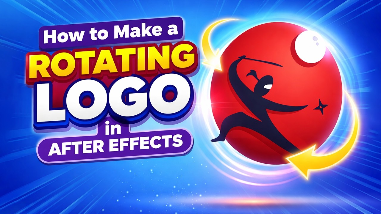 How to Make a Rotating Logo in After Effects | Step-by-Step - YouTube