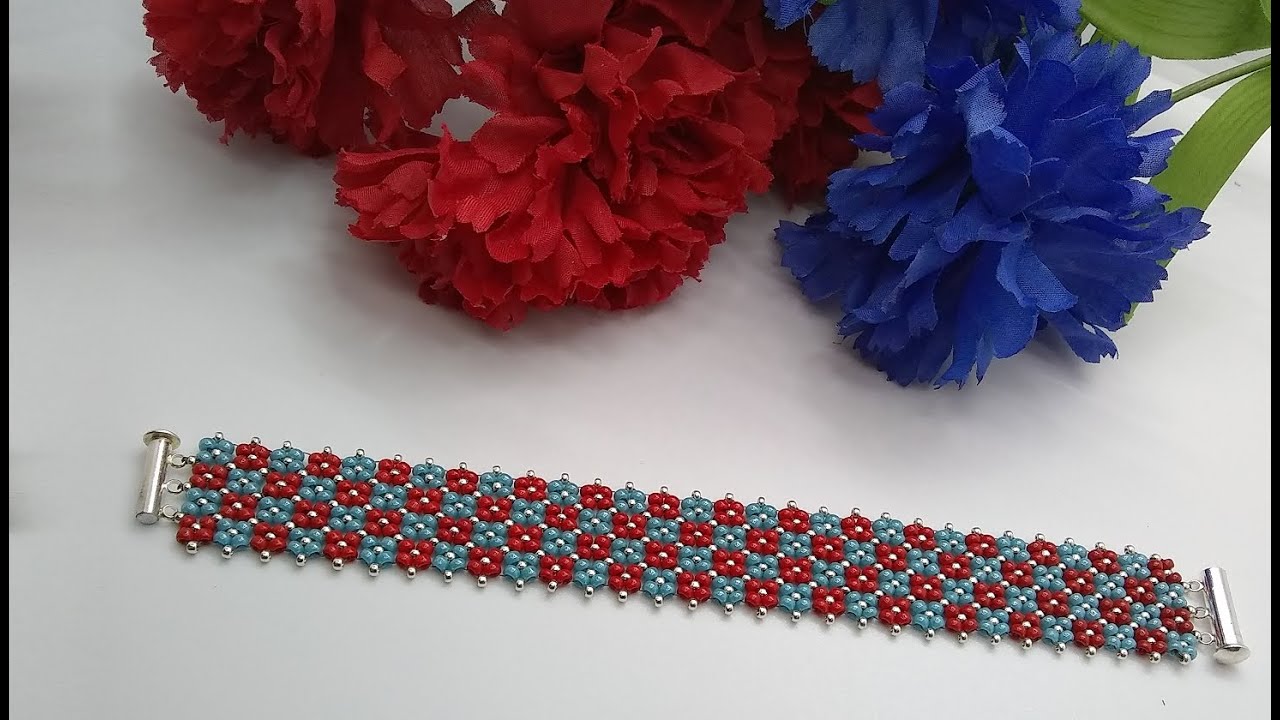 How To: Flat Chenille Stitch Bracelet Tutorial