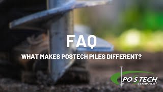 What Sets Postech Screw Piles Apart? Key Differences Explained Faq Postech Screw Piles