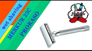 : Merkur 23C, Derby, Proraso    .  ))) |   HomeLike Shaving