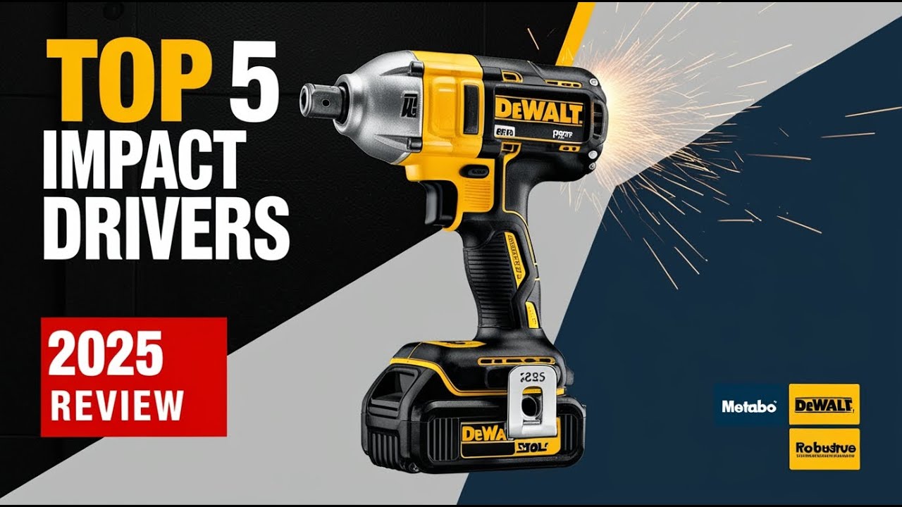 Top 5 Best Impact Drivers 2025 🔧 | Cordless & Powerful Impact Drivers Review