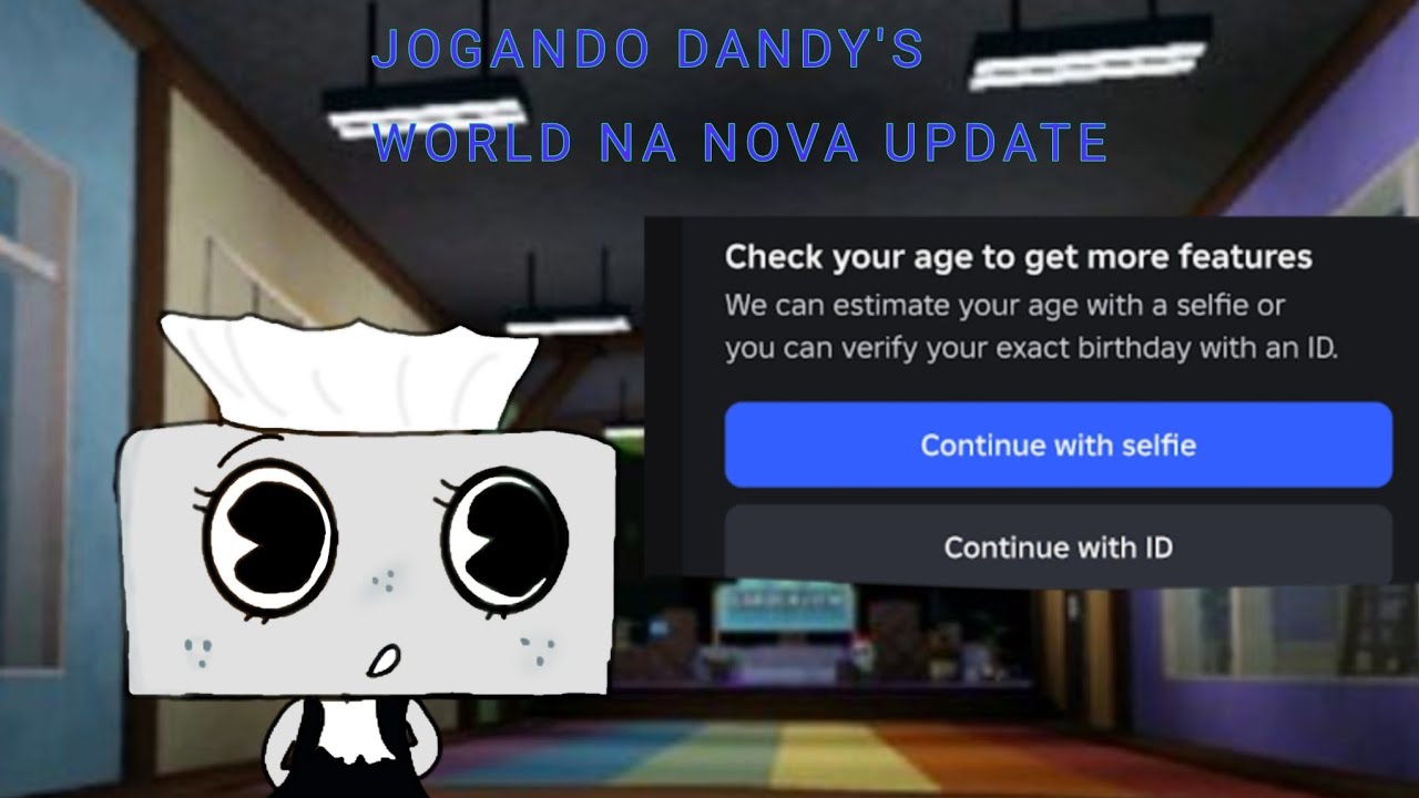 Jogando dandy's world na nova atualização do Roblox!