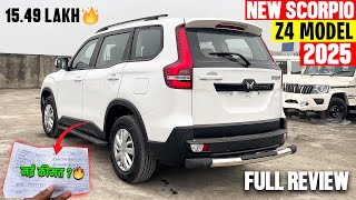 2025 Mahindra Scorpio N Z4 Model | Detailed Review with on Road Price