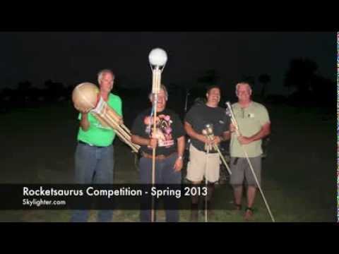 Rocketsaurus - FPAG April 2013 fireworks rocket contest
