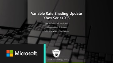 Variable Rate Shading Update Xbox Series Consoles