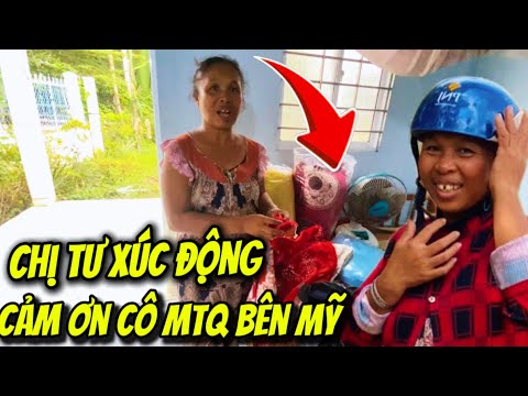 Chị tư xúc động cảm ơn tới cô MTQ bên Mỹ,lần đầu tiên gđ con được hổ trợ #vinhcuibaptv 