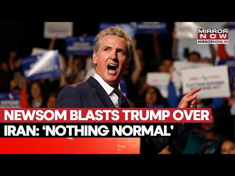 Gavin Newsom Rips Trump Over Iran War, California Governor Raises Questions On Climate & Fuel Crisis