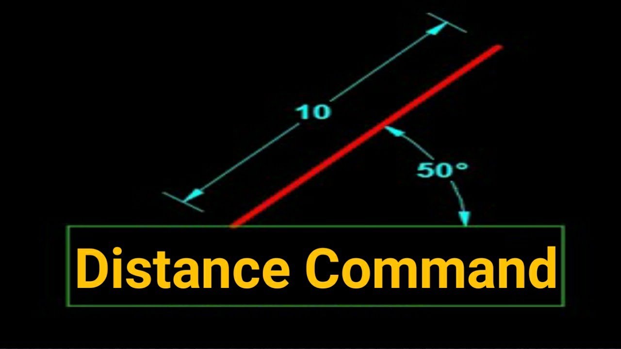 🔥Distance Command In Autocad🔥 How To Measure Distance In Autocad 🔥Autocad Tutorial