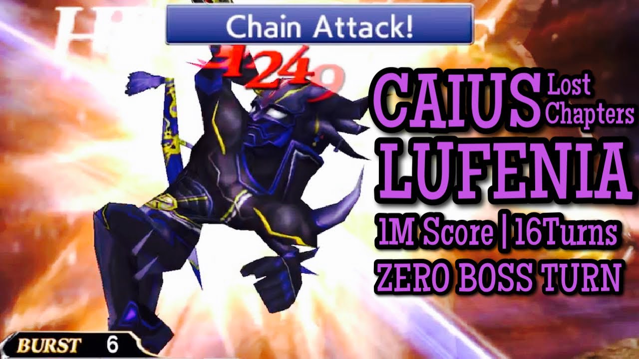 Lufenia: Caius LC, ZERO BOSS TURN (Ramza, DKC, Kurasame) Pandemonium, 1M| 16Turns DFFOO GL