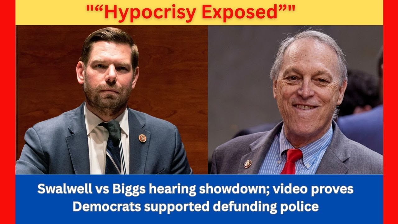 Swalwell and Omar HUMILIATED as Biggs Plays Video Exposing Democrats Supporting Defund Police