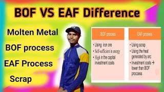 BOF VS EAF Process Difference | Basic Oxygen Furnance and Electric Arc Furnance Related difference |