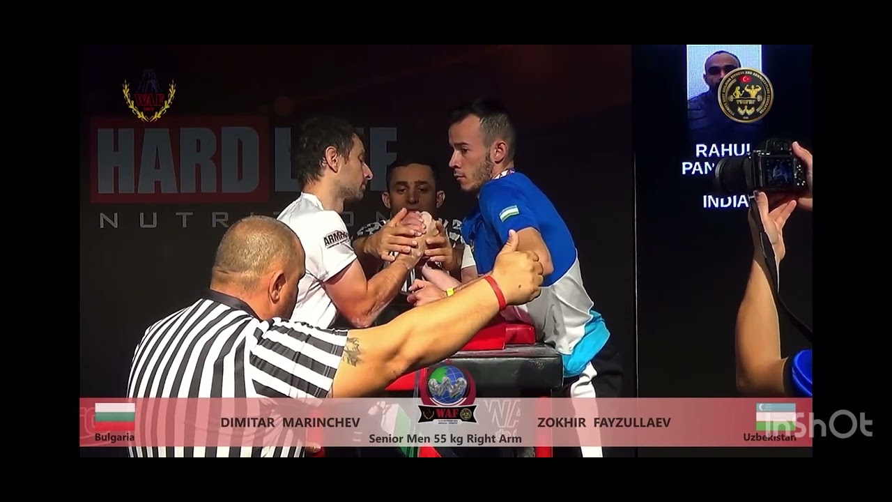 Dimitar Marinchev & Zokhir Fayzullaev World armwrestling championship 2022