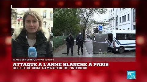 Attaque à Paris : une cellule de crise a été ouverte