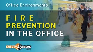 Fire Prevention in the Office - Employee Training From SafetyVideos.com