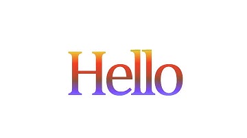 Gradient Text Effect In Gimp