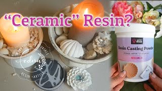 Ceramic Resin with Let's Resins MAGIC CURE | Pottery-like Finish Made Easy!