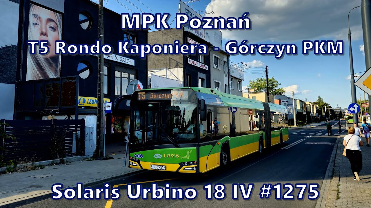 MPK Poznań - linia T5, Solaris Urbino 18 IV #1275