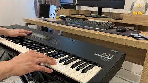 KORG M1 custom patches, trying out  randomly