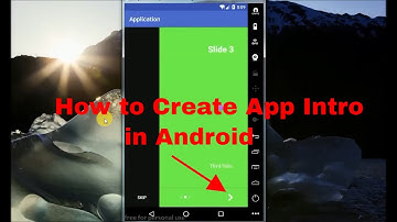 How to Create Intro Slider for your Android App