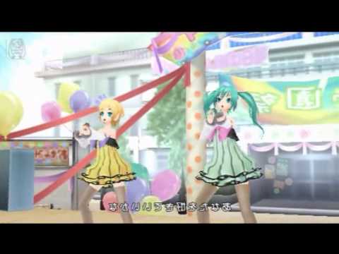 【初音ミク＆鏡音リン】カラフル×メロディ【反転】