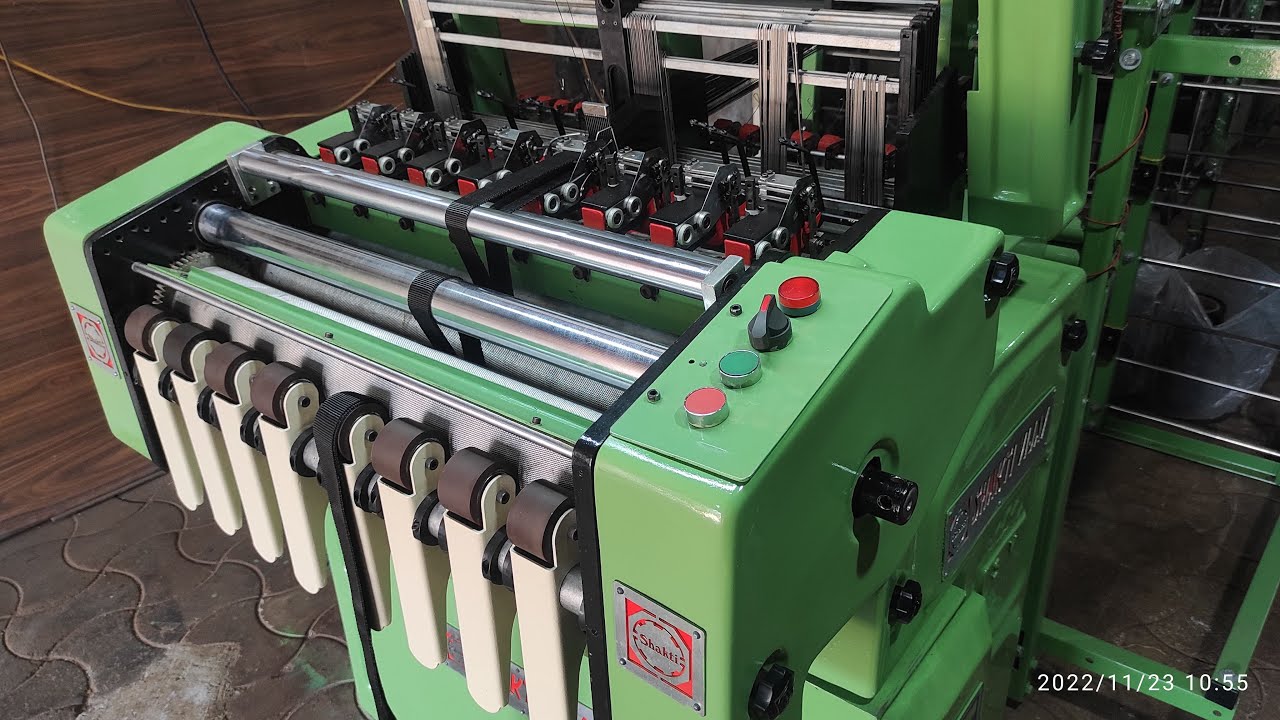 NARROW FABRIC NEEDLE LOOM MACHINE MODEL FOR PP TAPE BEST QUALITY AND