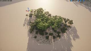 Spline Forest - Procedural Content Generation (PCG, Unreal 5.2 Preview)
