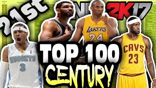TOP 100 PLAYERS OF THE CENTURY! NBA 2K17 SQUAD BUILDER